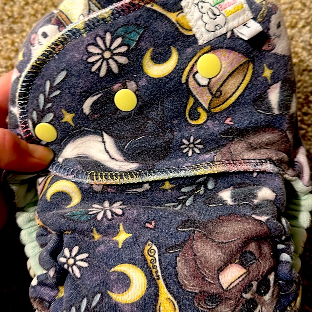 Little bun bun overnight toddler size fitted